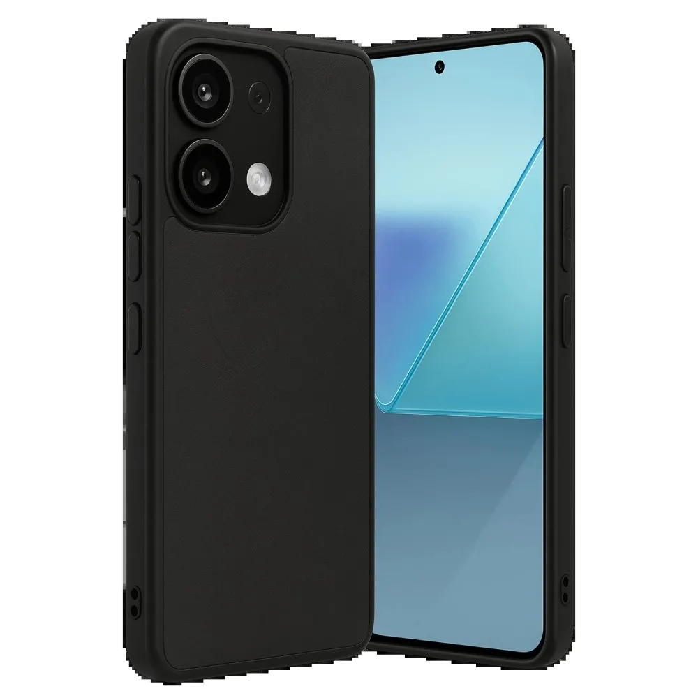 Newface Xiaomi Redmi Note 13 Pro 5G Kılıf Aras Deri Kapak - Siyah