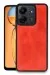 Newface Xiaomi Redmi 13C Kılıf Aras Deri Kapak - Kırmızı