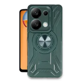 Newface Xiaomi Redmi Note 13 4G Kılıf Lincoln Silikon - Koyu Yeşil