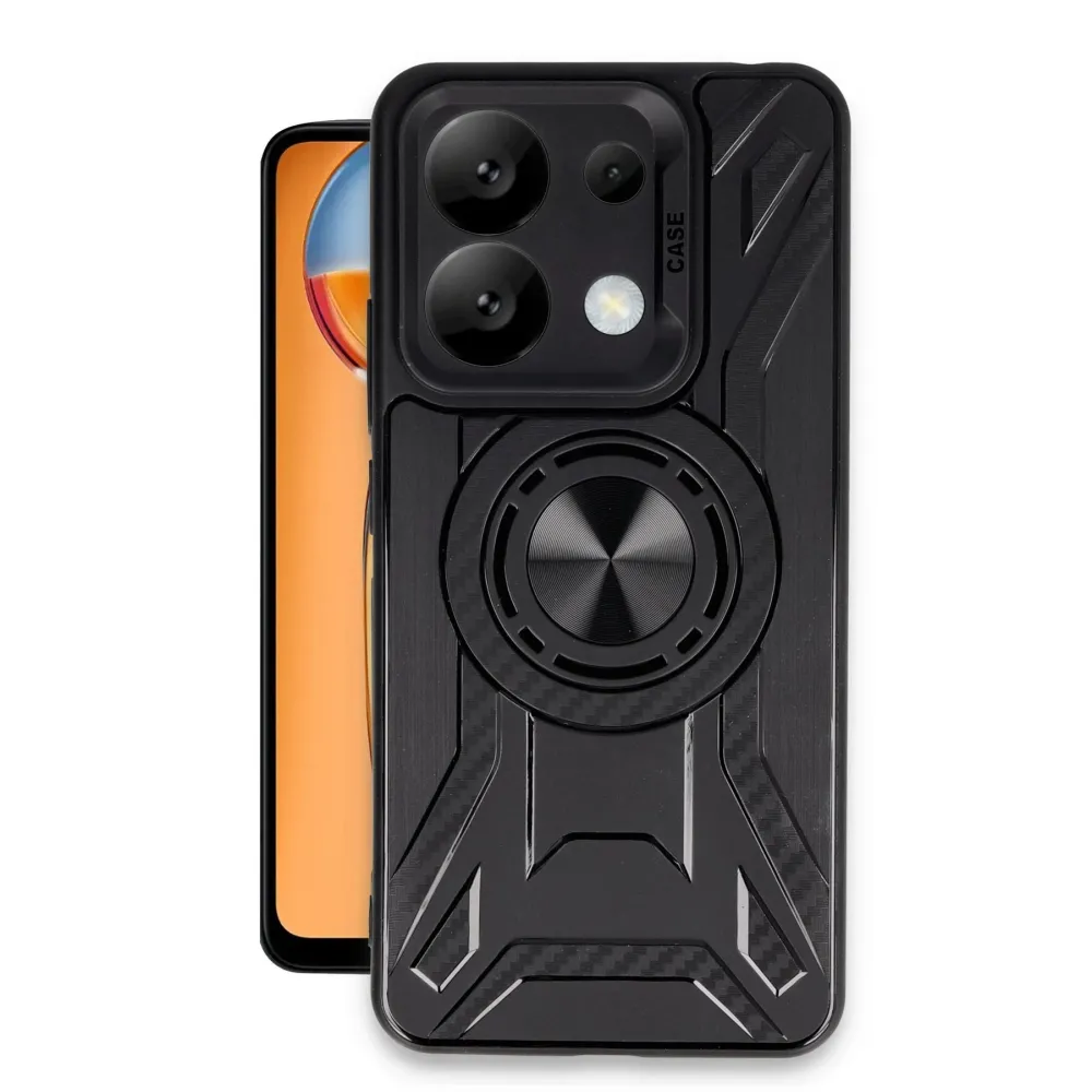 Newface Xiaomi Redmi Note 13 Pro 4G Kılıf Lincoln Silikon - Siyah