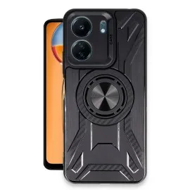 Newface Xiaomi Redmi 13C Kılıf Lincoln Silikon - Siyah