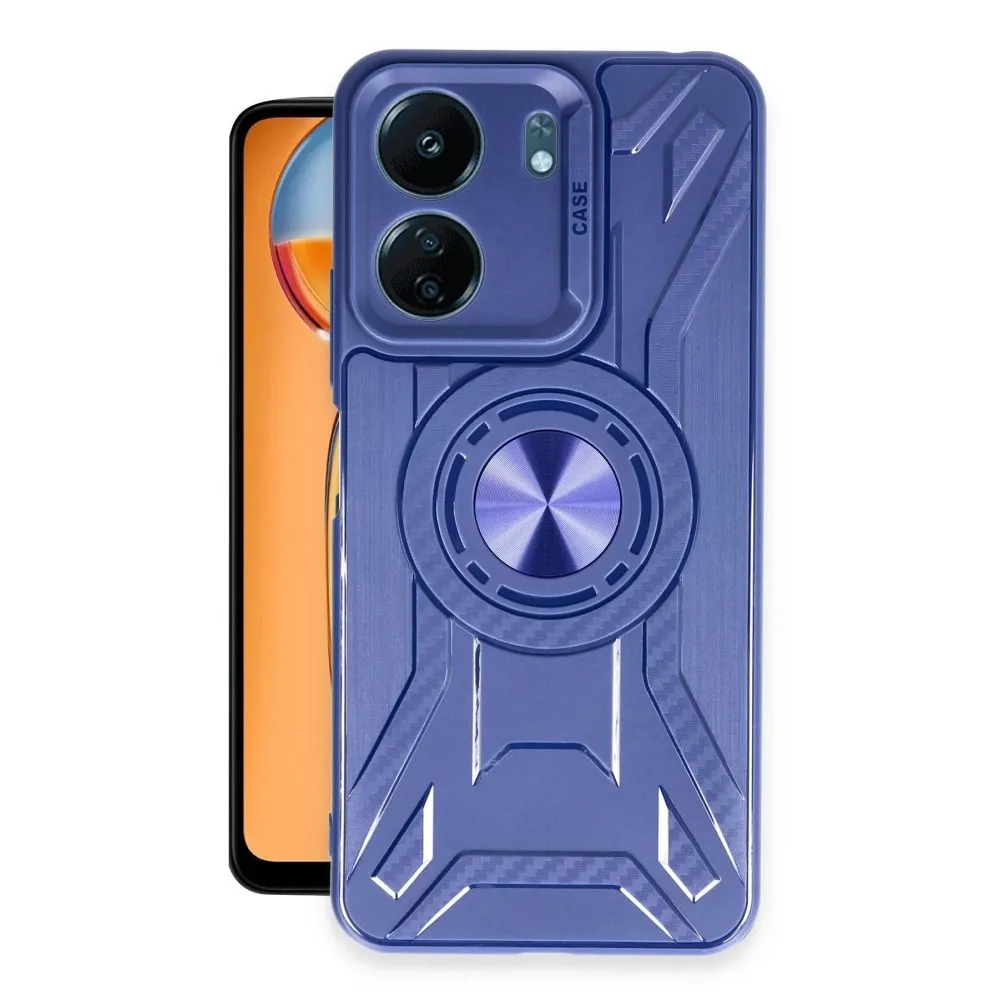 Newface Xiaomi Redmi 13C Kılıf Lincoln Silikon - Lacivert