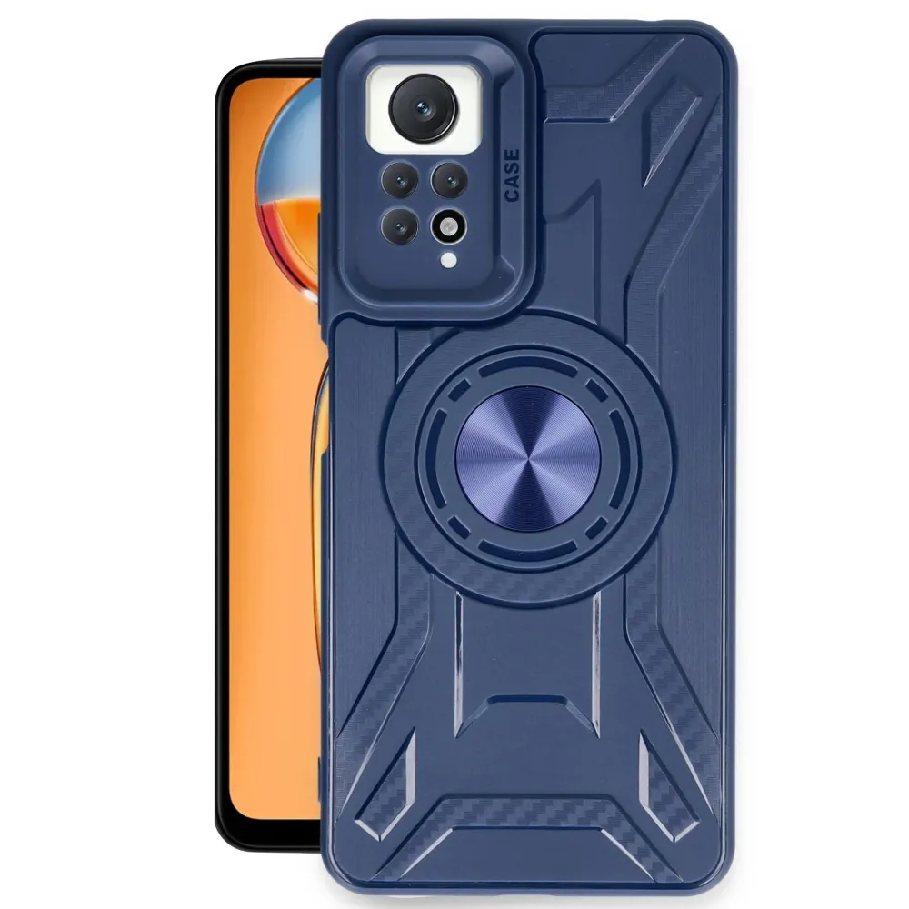 Newface Xiaomi Redmi Note 12 Pro 4G Kılıf Lincoln Silikon - Lacivert