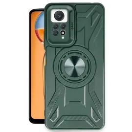 Newface Xiaomi Redmi Note 12 Pro 4G Kılıf Lincoln Silikon - Koyu Yeşil