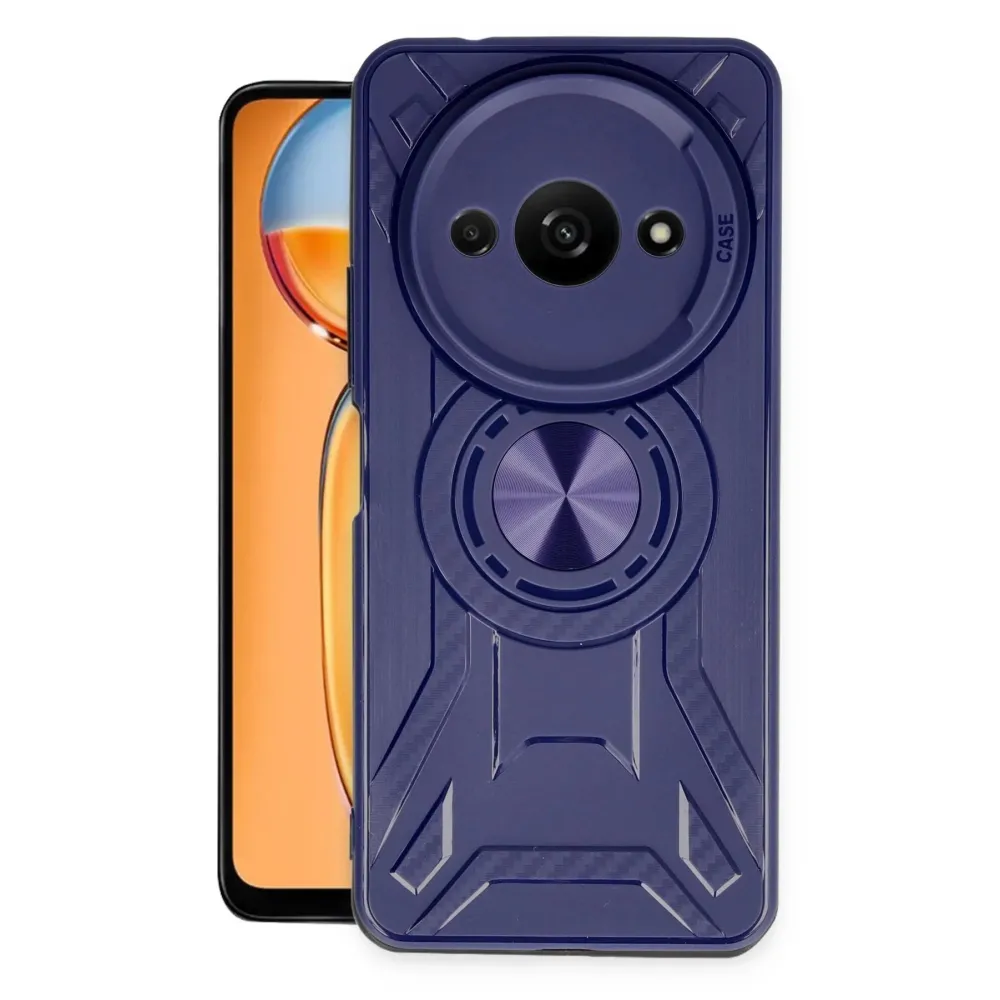 Newface Xiaomi Redmi A3 4G Kılıf Lincoln Silikon - Lacivert