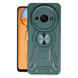 Newface Xiaomi Redmi A3 4G Kılıf Lincoln Silikon - Koyu Yeşil