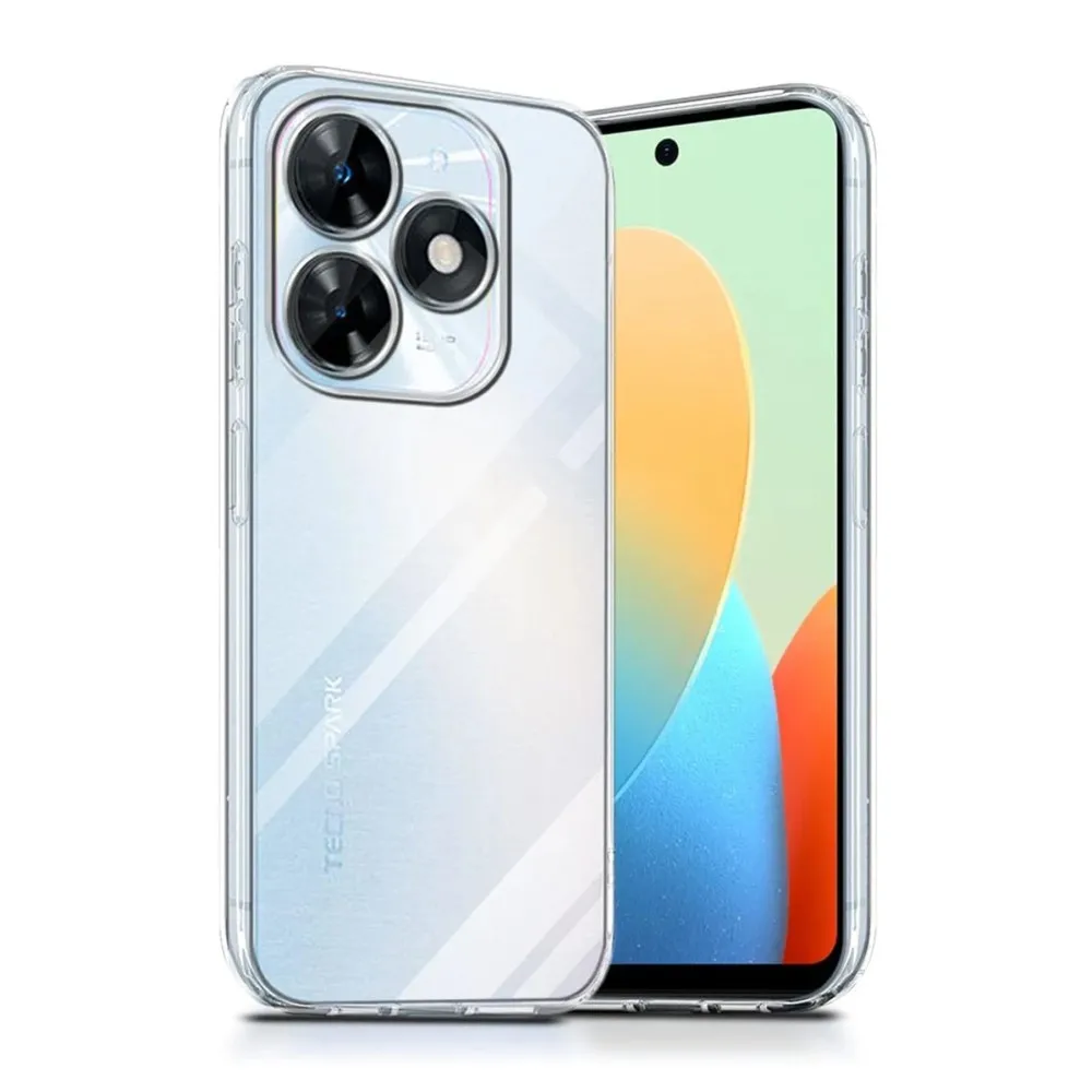 Newface Tecno Spark Go 2024 Kılıf Lüx Şeffaf Silikon