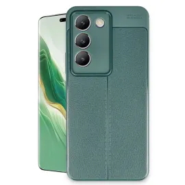 Newface Vivo V30 Lite 4G Kılıf Auto Focus Kapak - Koyu Yeşil