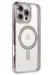 Newface Iphone 16 Pro Kılıf Joke Simli Magneticsafe Kılıf - Pembe