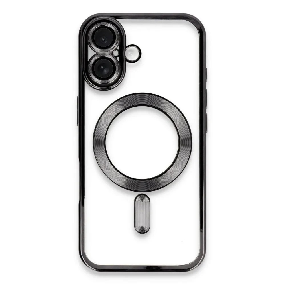 Newface Iphone 16 Plus Kılıf Kross Magneticsafe Kapak - Siyah