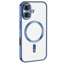 Newface Iphone 16 Plus Kılıf Kross Magneticsafe Kapak - Mavi