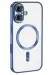 Newface Iphone 16 Plus Kılıf Kross Magneticsafe Kapak - Mavi