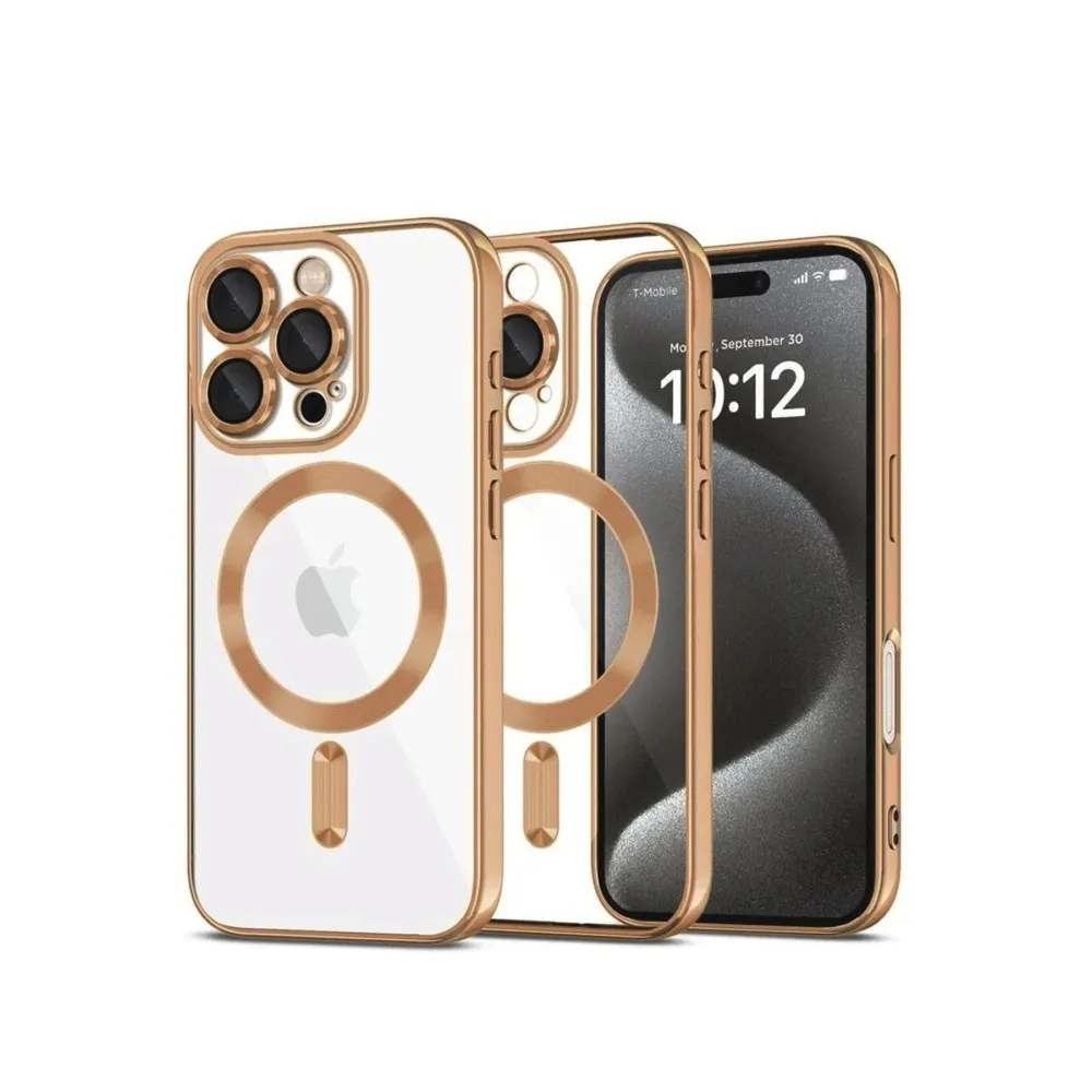 Newface Iphone 16 Pro Kılıf Kross Magneticsafe Kapak - Çöl Titanyum
