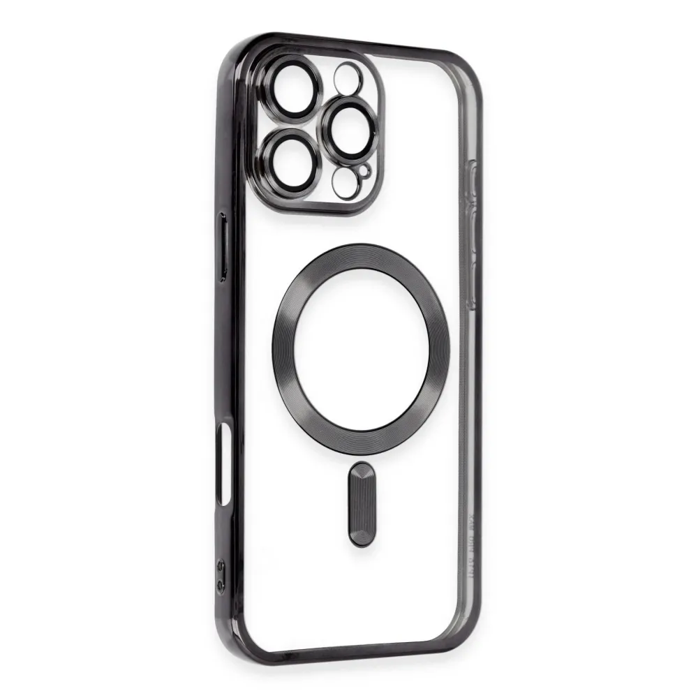 Newface Iphone 16 Pro Max Kılıf Kross Magneticsafe Kapak - Siyah