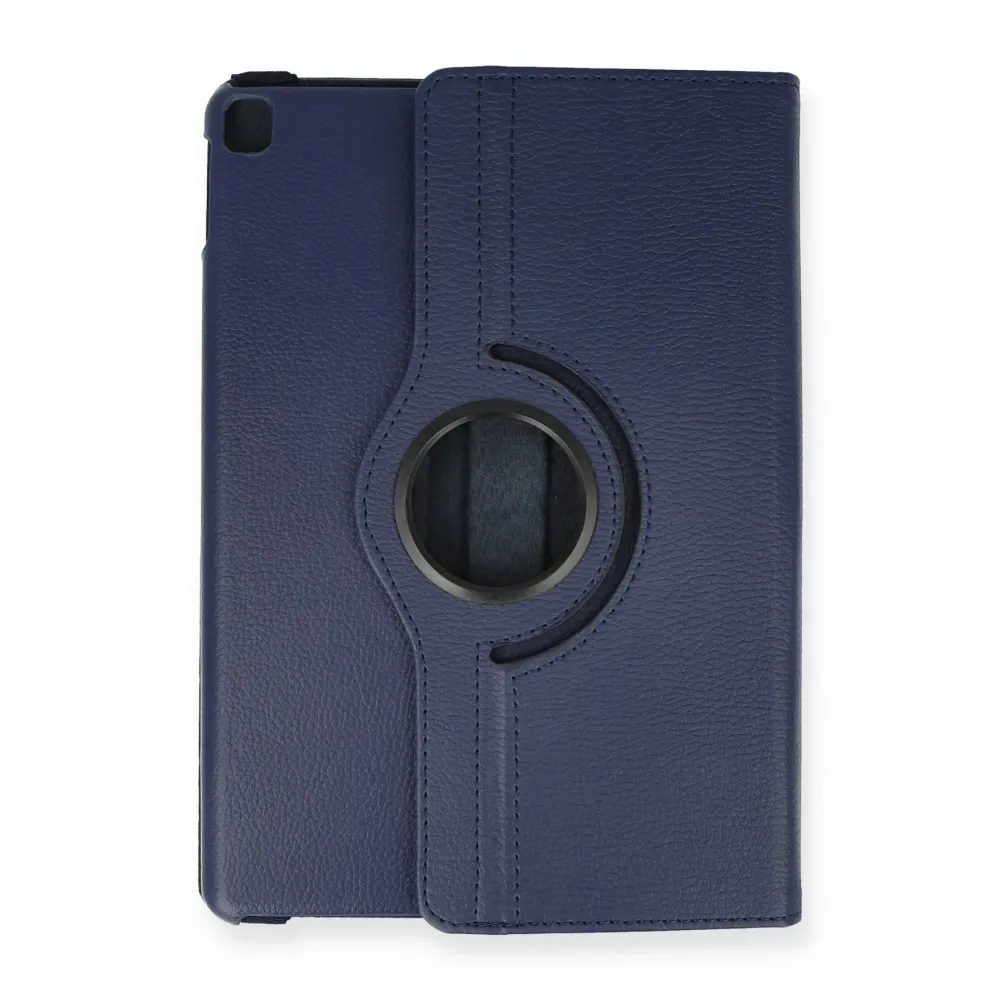 Newface iPad Pro 13 (2024) Kılıf 360 Tablet Deri Kılıf - Lacivert