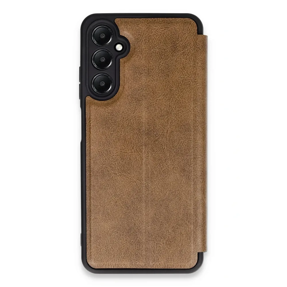 Newface Samsung Galaxy A25 5G Kılıf Flip Cover - Taba