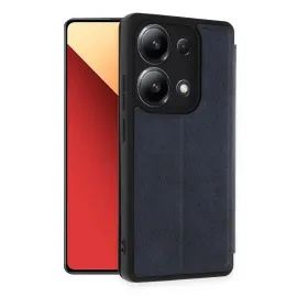 Newface Xiaomi Redmi Note 13 4G Kılıf Flip Cover - Lacivert