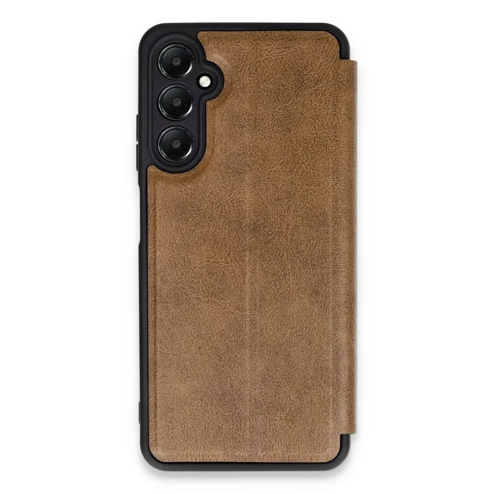 Newface Samsung Galaxy A05S Kılıf Flip Cover - Taba