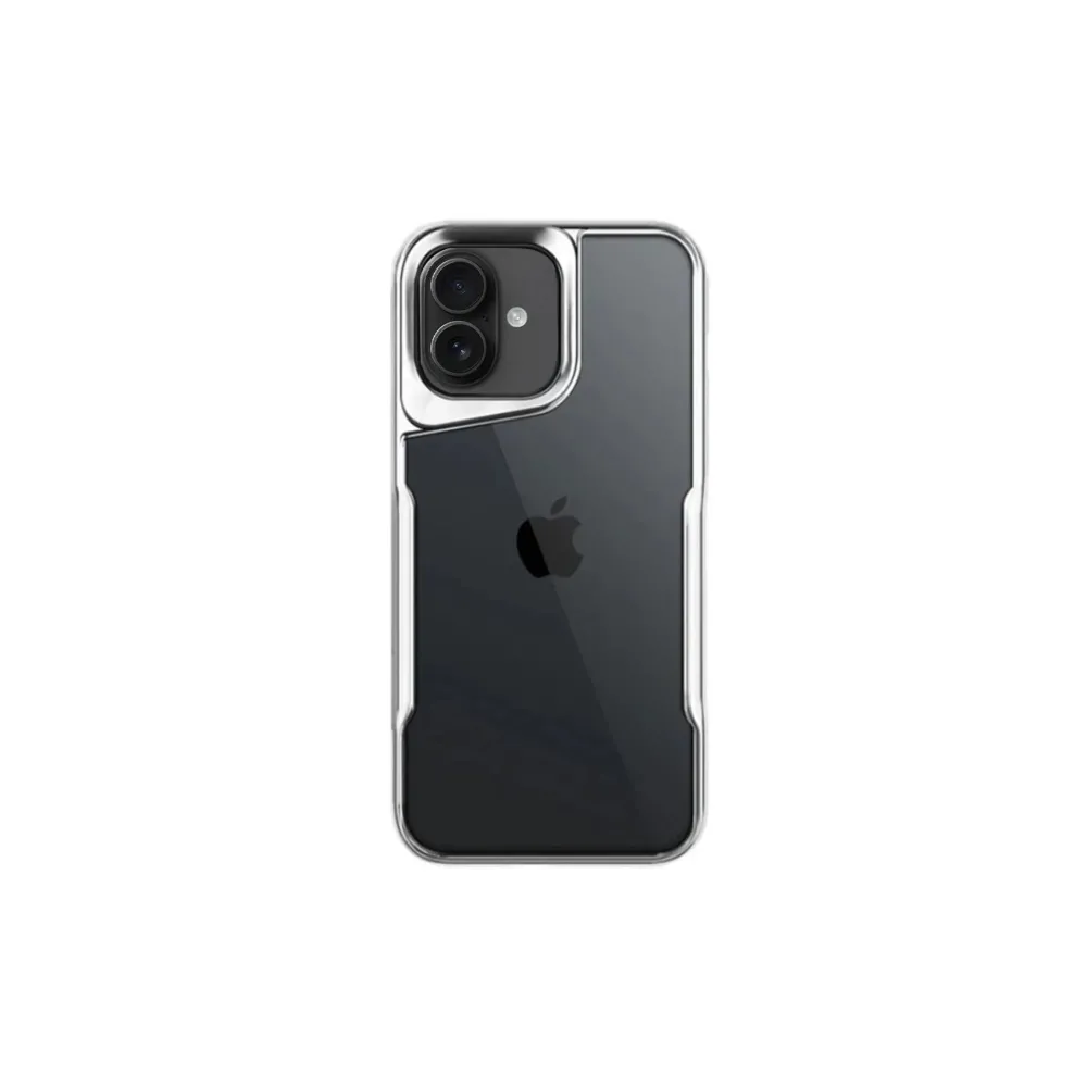 Newface Iphone 16 Kılıf Boyi Silikon Kapak - Gümüş