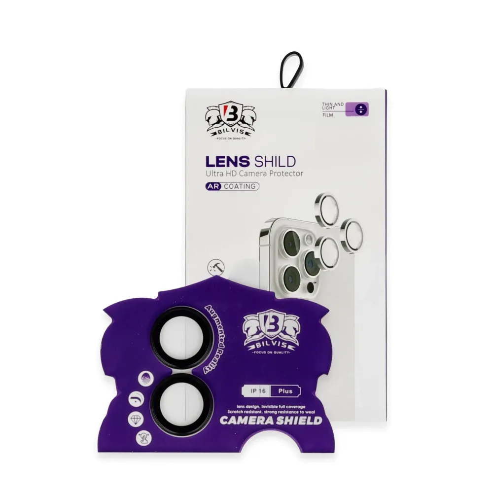 Newface Iphone 16 Bilvis Titan Kamera Lens - Siyah