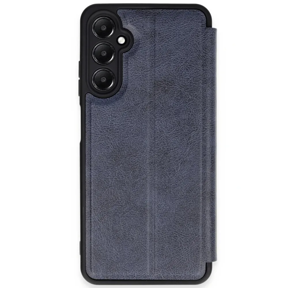 Newface Samsung Galaxy A35 5G Kılıf Flip Cover - Lacivert