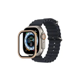 Newface Apple Watch Ultra 49mm Alüminyum Kasa Cam Ekran Koruyucu - Yıldız Işığı