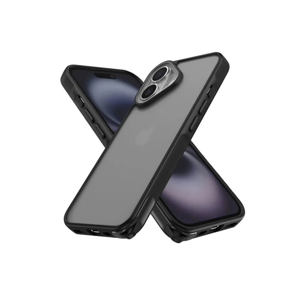 Newface Iphone 16 Kılıf Elegant Kapak - Siyah