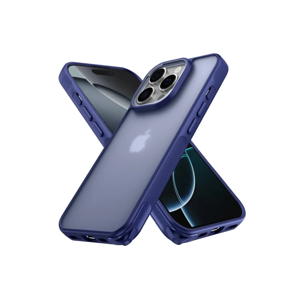 Newface Iphone 16 Pro Kılıf Elegant Kapak - Lacivert