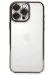 Newface Iphone 16 Pro Max Kılıf Razer Lensli Silikon - Titanyum Gri