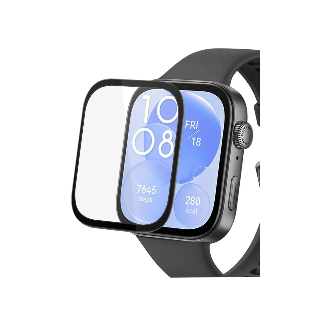 Newface Huawei Watch Fit 3 Polymer Nano Ekran Koruyucu - Şeffaf
