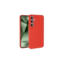 Newface Samsung Galaxy S24 Fe Kılıf Nano Içi Kadife Silikon - Kırmızı