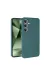 Newface Samsung Galaxy S24 Fe Kılıf Nano Içi Kadife Silikon - Koyu Yeşil