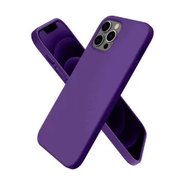 Newface Iphone 12 Pro Kılıf First Silikon - Mürdüm