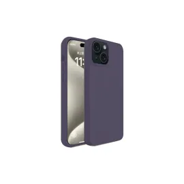 Newface Iphone 15 Kılıf First Silikon - Mürdüm