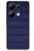 Newface Xiaomi Redmi Note 13 Pro 4G Kılıf Bibercas Silikon Kapak - Lacivert