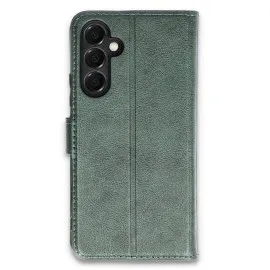 Newface Samsung Galaxy A05S Kılıf Trend S Plus Kapaklı Kılıf - Yeşil
