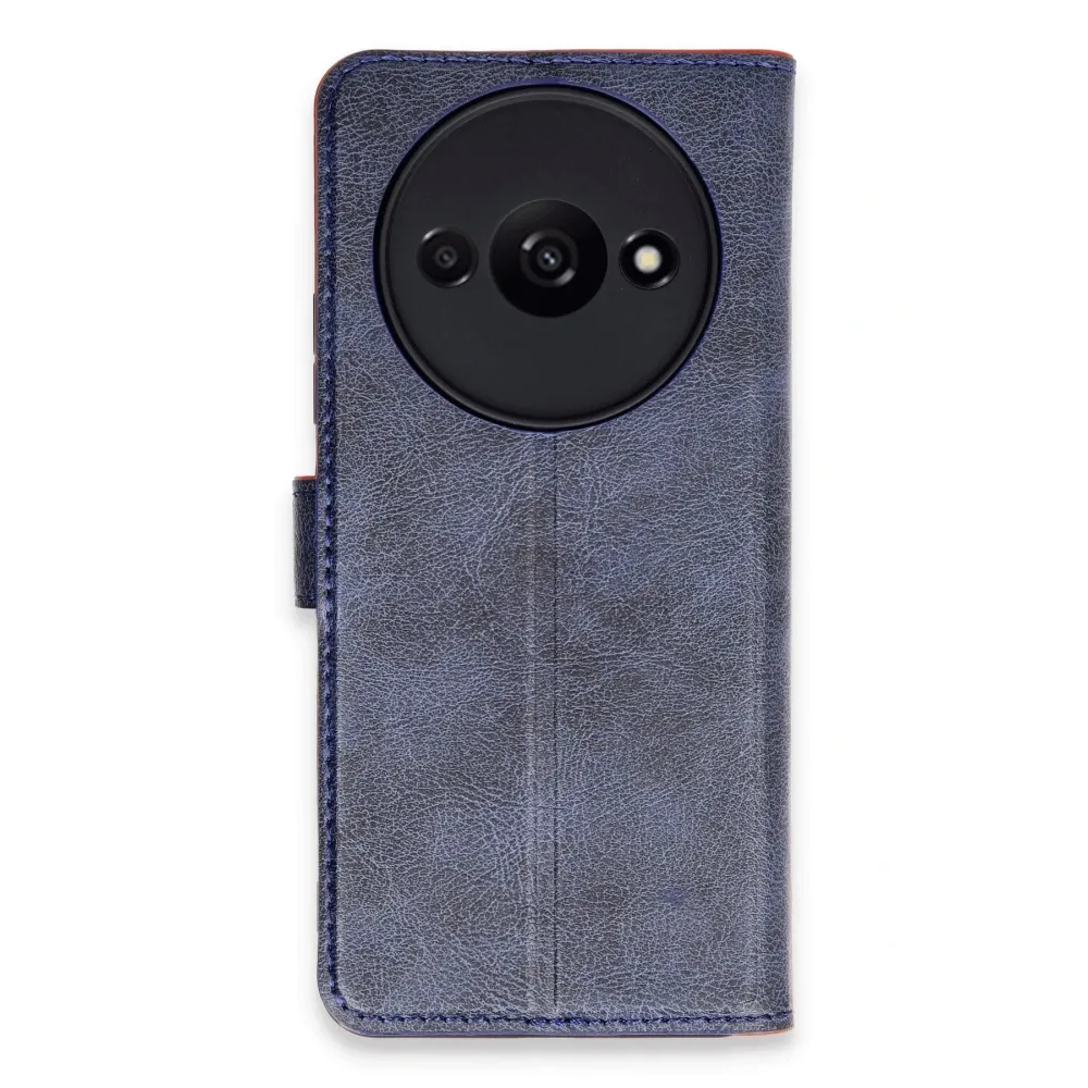 Newface Xiaomi Redmi A3 4G Kılıf Trend S Plus Kapaklı Kılıf - Lacivert