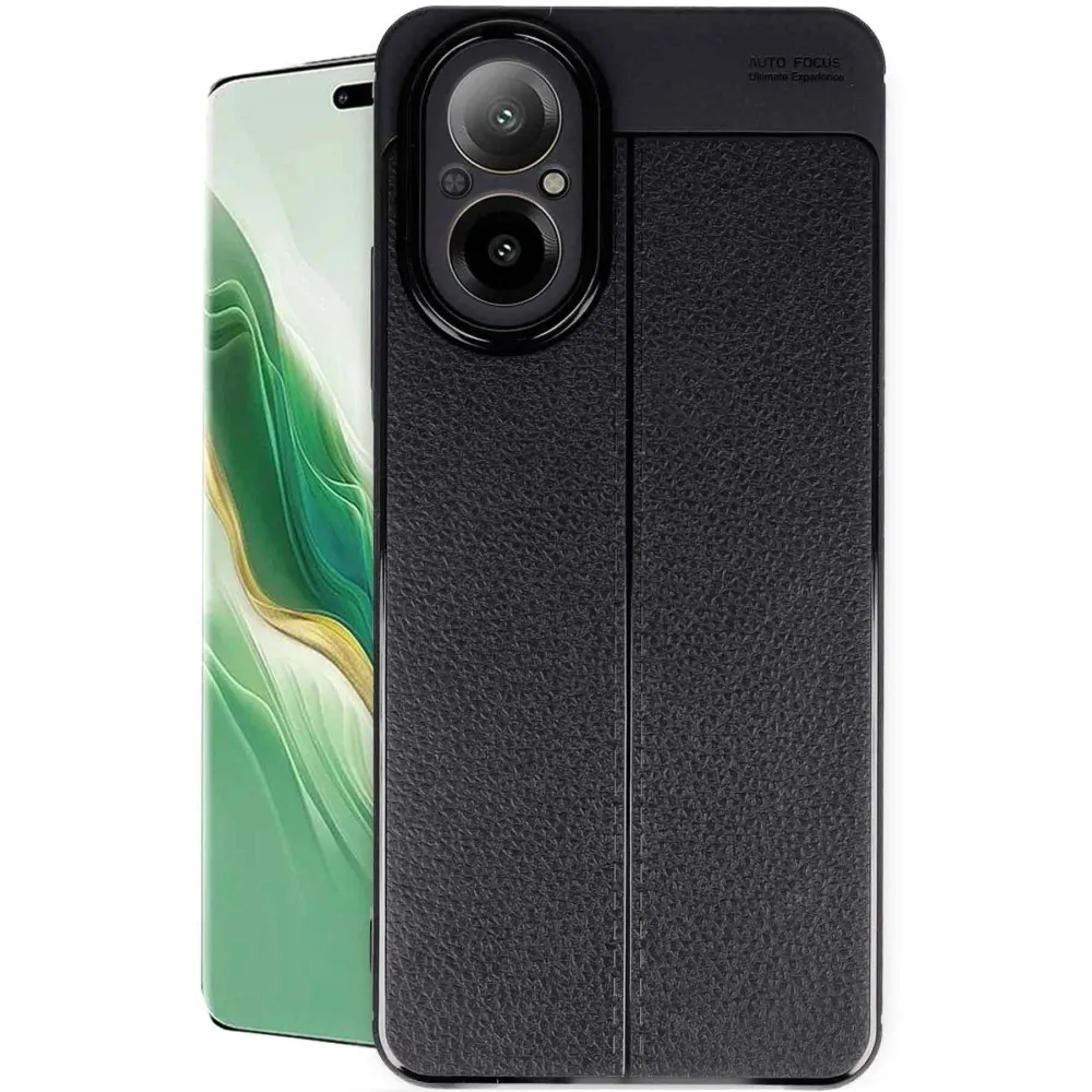 Newface Realme 12 Lite Kılıf Auto Focus Kapak - Siyah