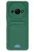 Newface Xiaomi Redmi A3 4G Kılıf Kelvin Kartvizitli Silikon - Koyu Yeşil