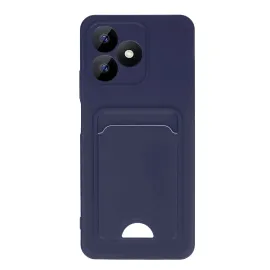 Newface Realme Note 50 4G Kılıf Kelvin Kartvizitli Silikon - Lacivert