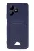 Newface Realme Note 50 4G Kılıf Kelvin Kartvizitli Silikon - Lacivert