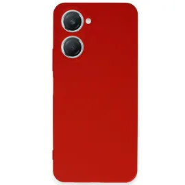 Newface Vivo Y18 Kılıf First Silikon - Kırmızı
