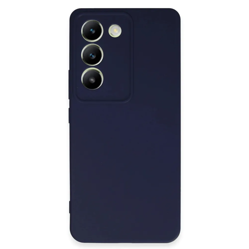 Newface Vivo V30 Lite 4G Kılıf First Silikon - Lacivert