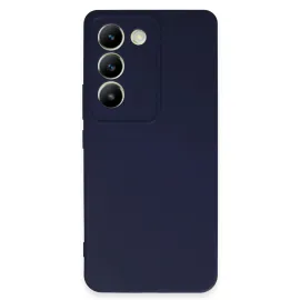 Newface Vivo V30 Lite 4G Kılıf First Silikon - Lacivert