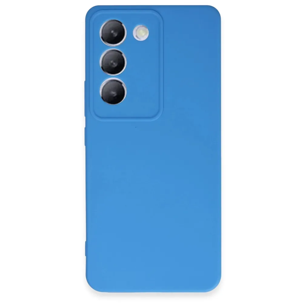 Newface Vivo V30 Lite 4G Kılıf First Silikon - Mavi