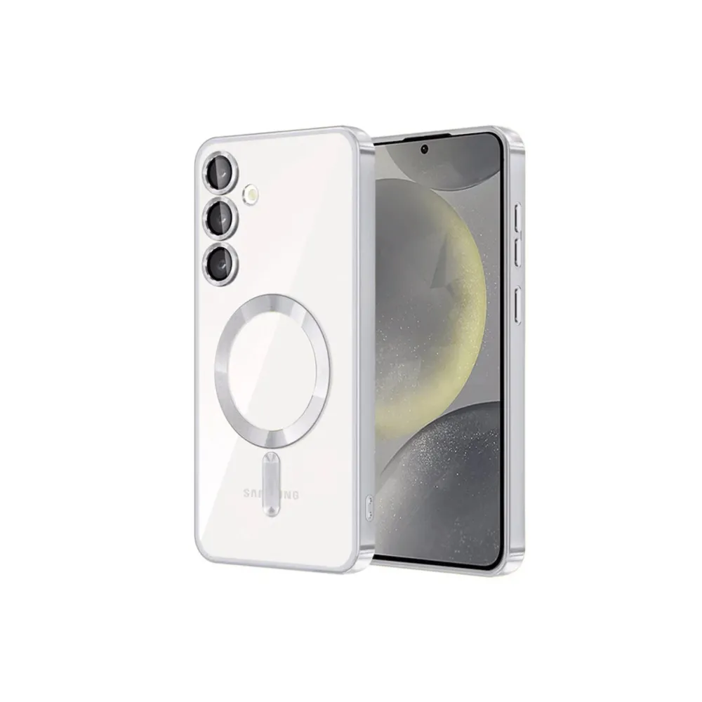 Newface Samsung Galaxy S23 Kılıf Kross Magneticsafe Kapak - Titan Gri