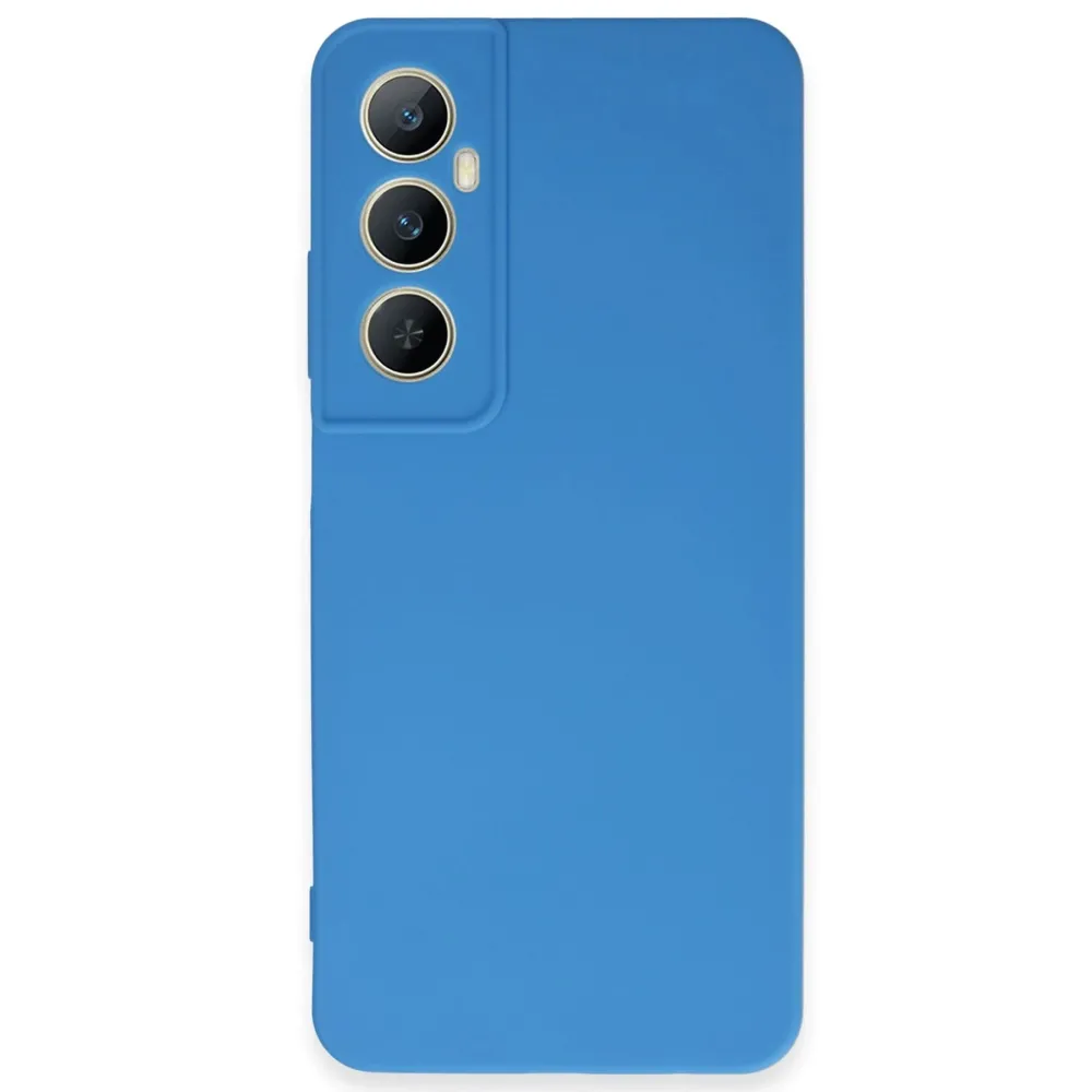 Newface Realme C65 Kılıf First Silikon - Mavi