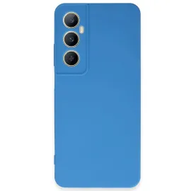 Newface Realme C65 Kılıf First Silikon - Mavi