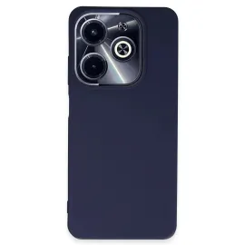 Newface İnfinix Hot 40i Kılıf First Silikon - Lacivert