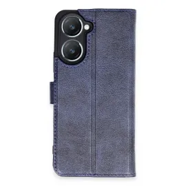 Newface Vivo Y18 Kılıf Trend S Plus Kapaklı Kılıf - Lacivert